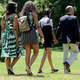 Michelle Obama, daughters Malia Obama and Sasha Obama, and President Barack Obama leave the White House before boarding Marine One on the South Lawn of the White House on June 17, 2016.
Chip Somodevilla/Getty Images